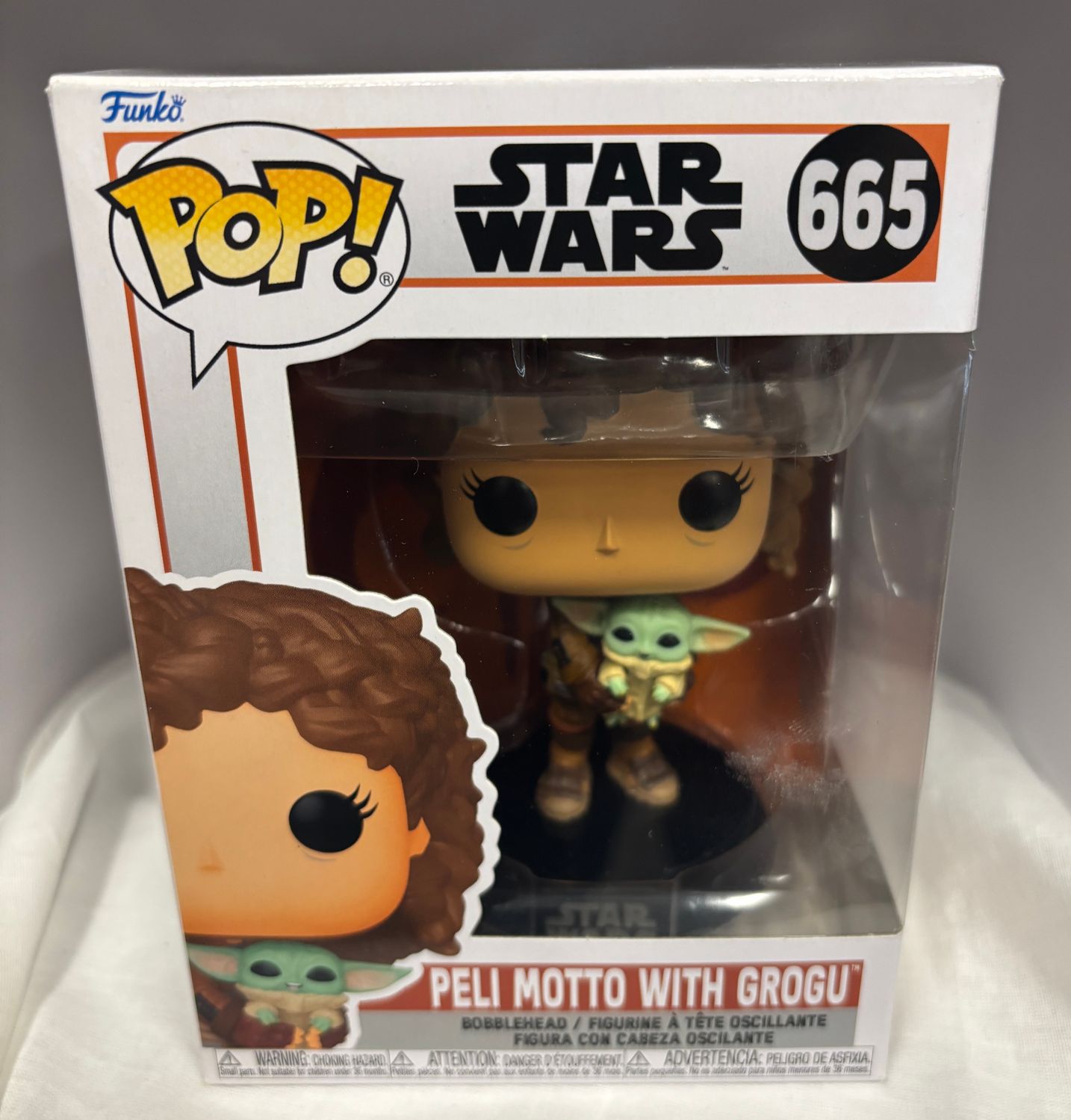 Funko Pop! Star Wars The Mandalorian - Peli Motto w/ Grogu #665