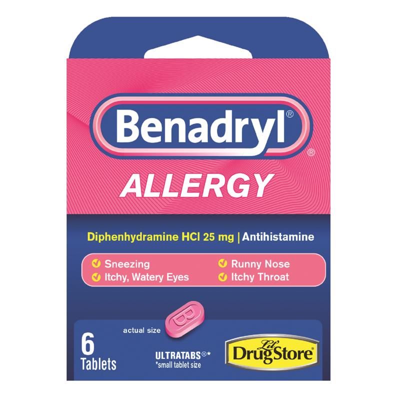 Benadryl Allergy UltraTab Tablets