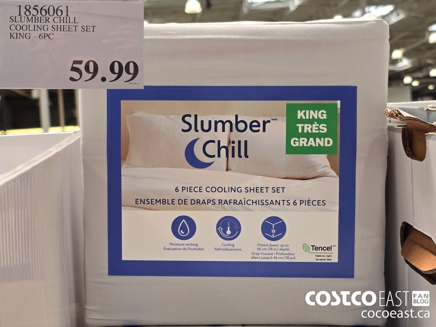 SLUMBER CHILL 6PC SHEET - Retail $44.99