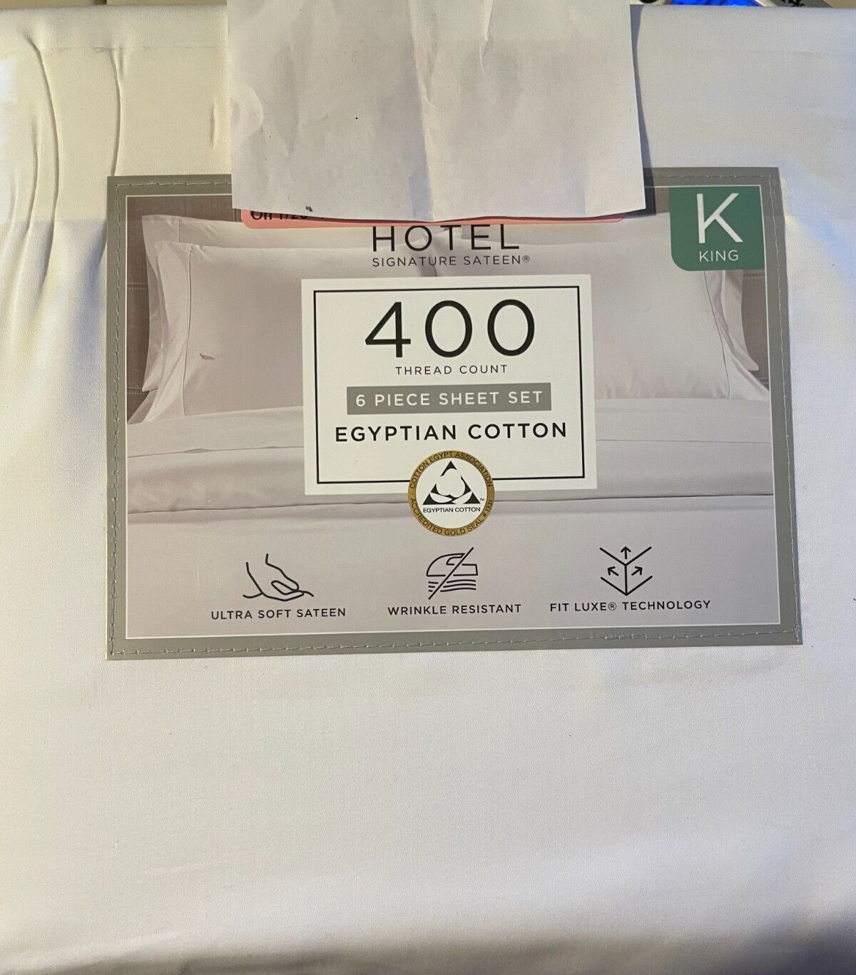 400TC WHITE EC K SHEET - Retail $69.99