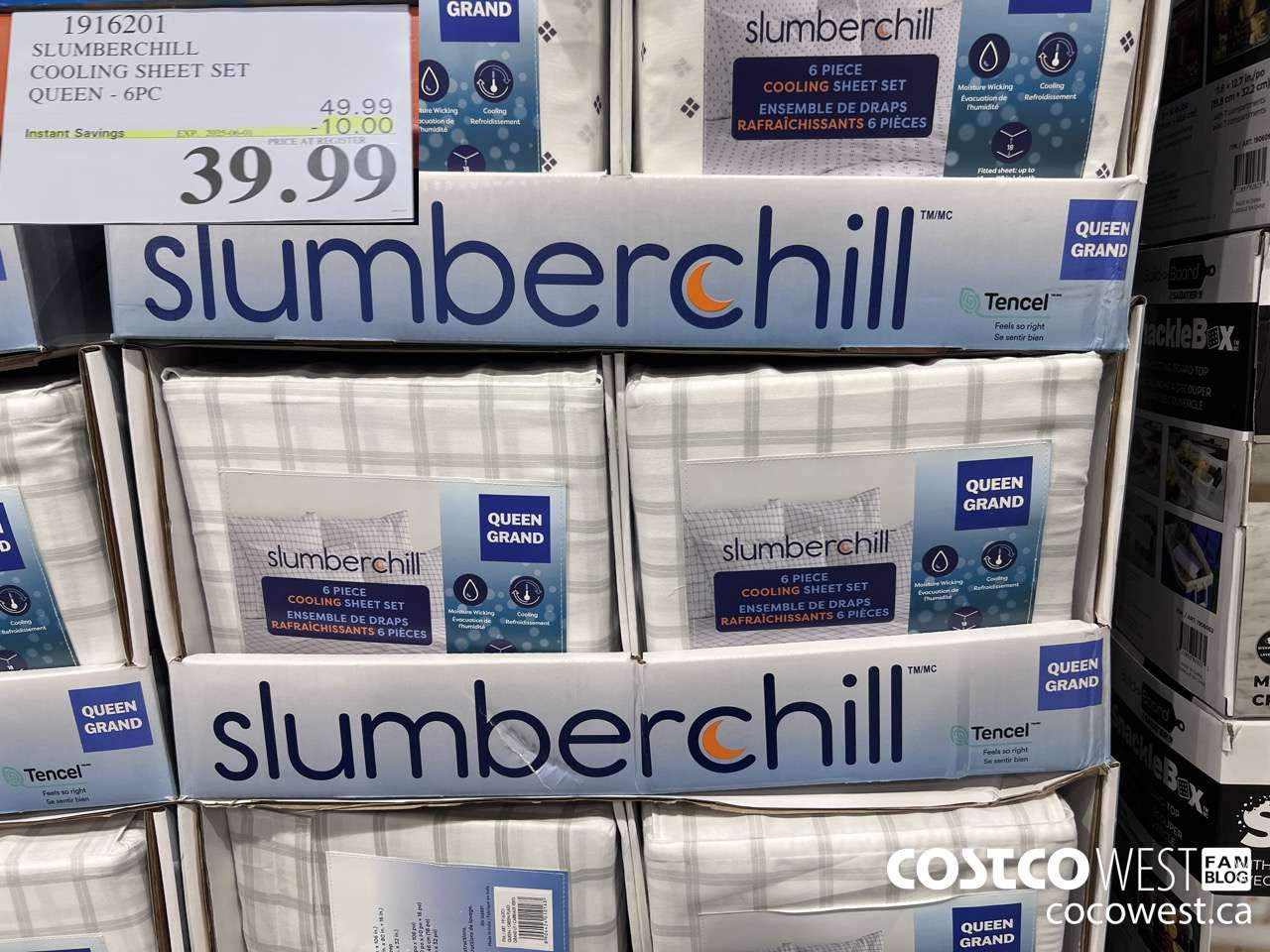 SLUMBER CHILL 6PC SHEET - Retail $34.99