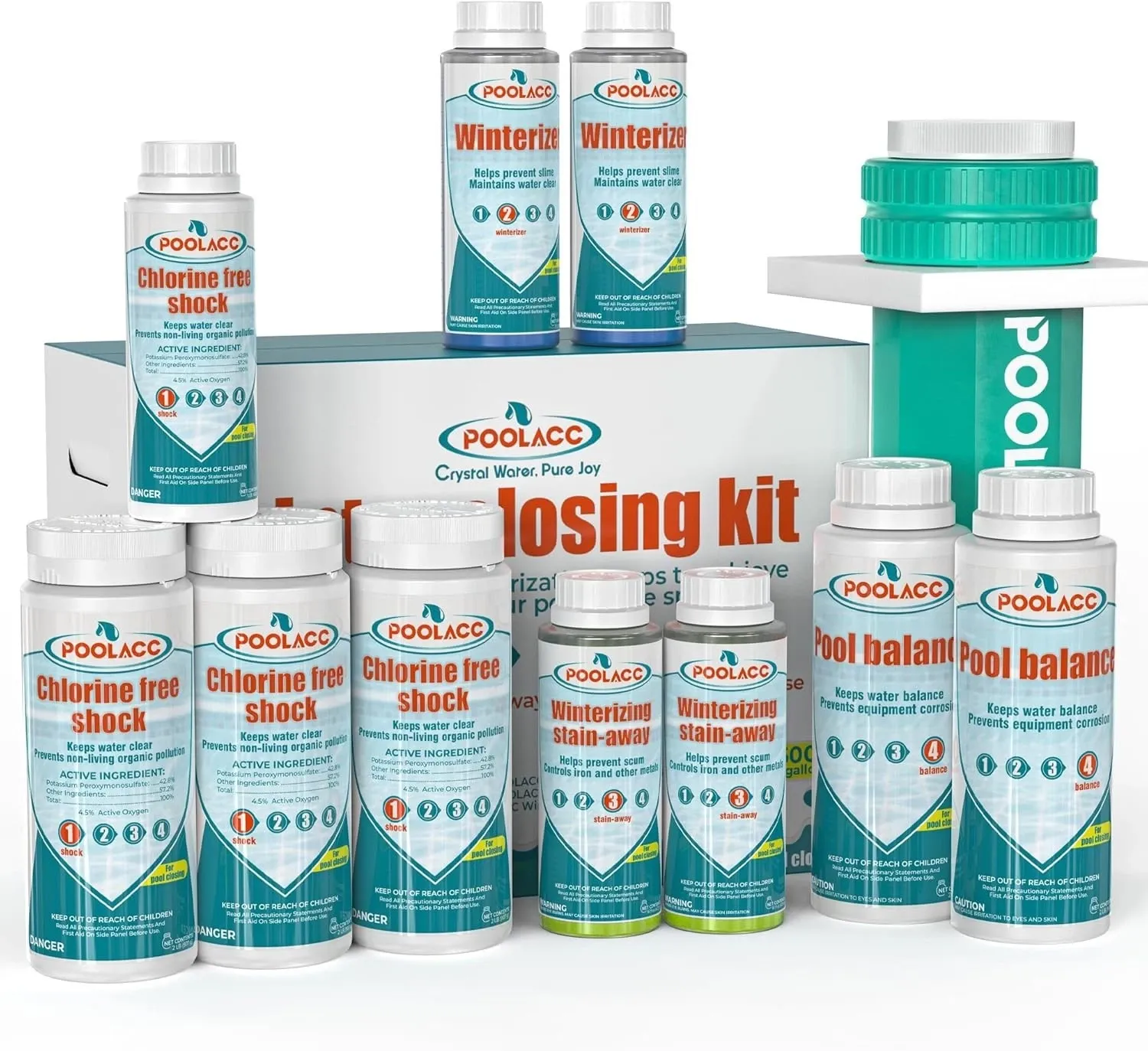 POOLACC, type: Pool Closing Kit. Pool Winterizing Kit. Above Ground In Ground Pools