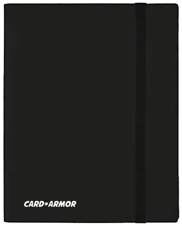 Card Armor 9 Pocket Black or White Binder