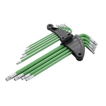 JobSmart CE1105 9-Piece Torx Extra Long Arm Ball Point Hex Key - Retail $21.00