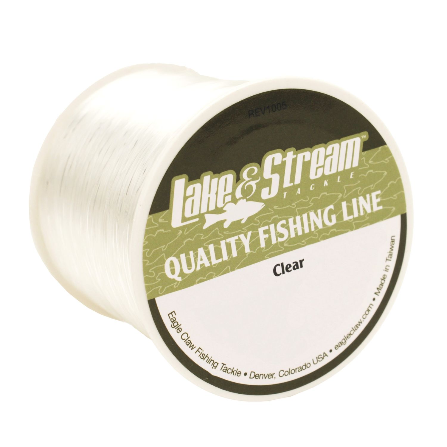 Eagle Claw Lake and Stream Quality Fishing Line,Clear,275yds,20lb
