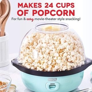 DASH POPCORN MAKER BLUE - Retail $29.99