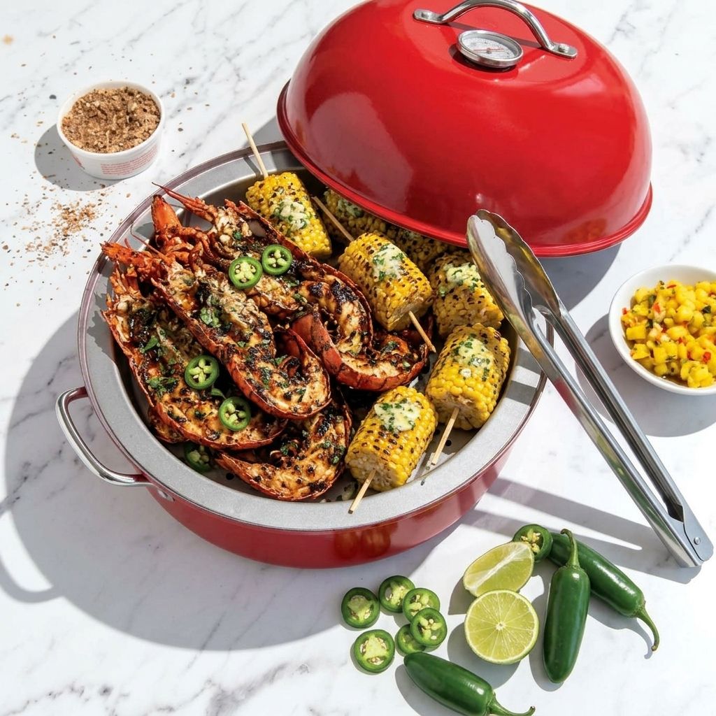 Nordic Ware Deluxe Kettle Smoker with an assortment of 5 woodchips. - Retail $63.97