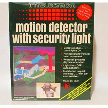 Intelectron Motion Detector with Security Light - BC 863K