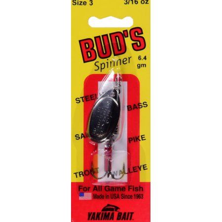 Wordens Bud S Spinner Sz 3 Nickel