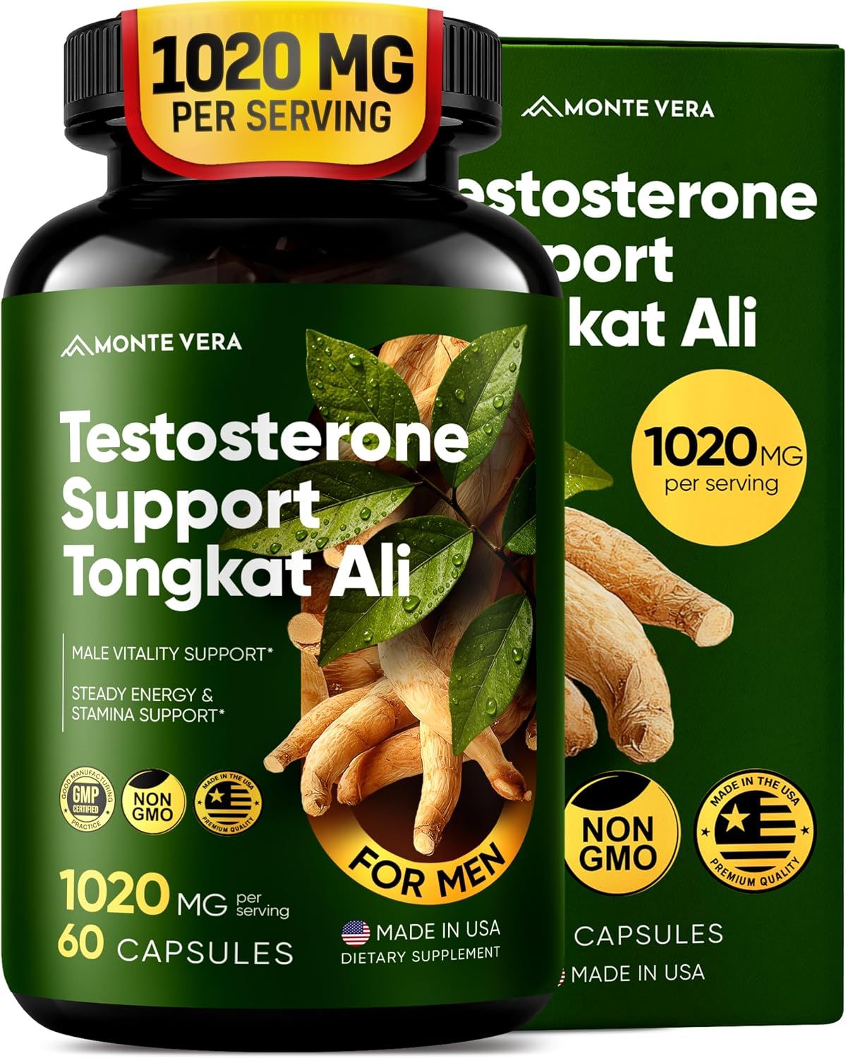 Tongkat Ali Fadogia Agrestis Longjack Supplement 60 Capsules Retail 7.99