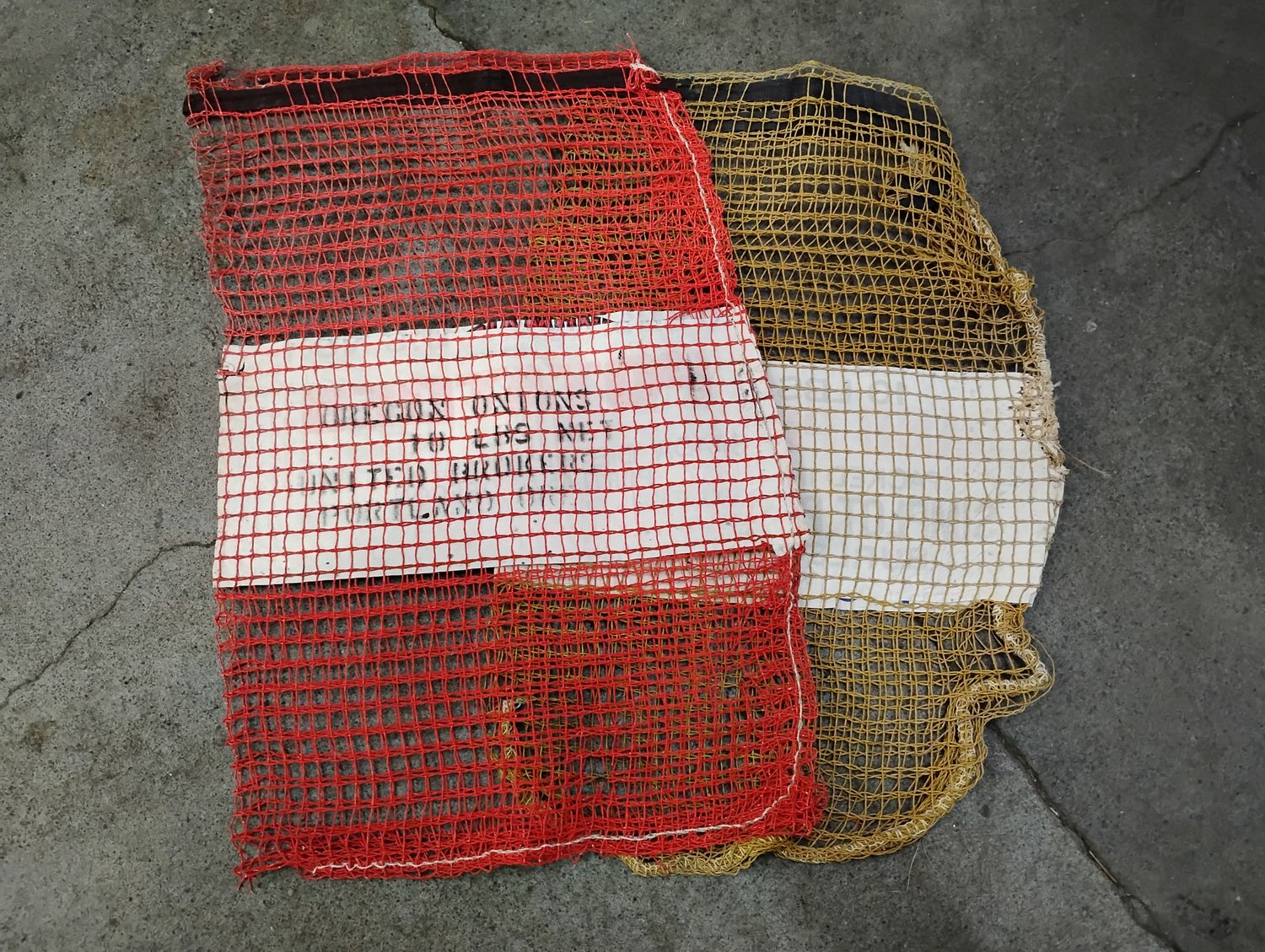 10 lb. Burlap Mesh Produce Bags - Potato/Onion