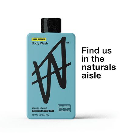 W By Jake Paul Body Wash - Exfoliating - Hydrating - Wave Breaker - 18 fl oz - Retail $5.99