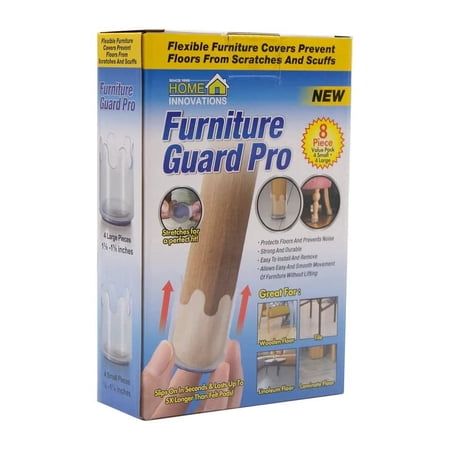 Pinnacle Brands -Home Innovations Furniture Guard Pro for Chairs Table 8-Value Pack 4 Small+ 4 Large - Retail $5.99