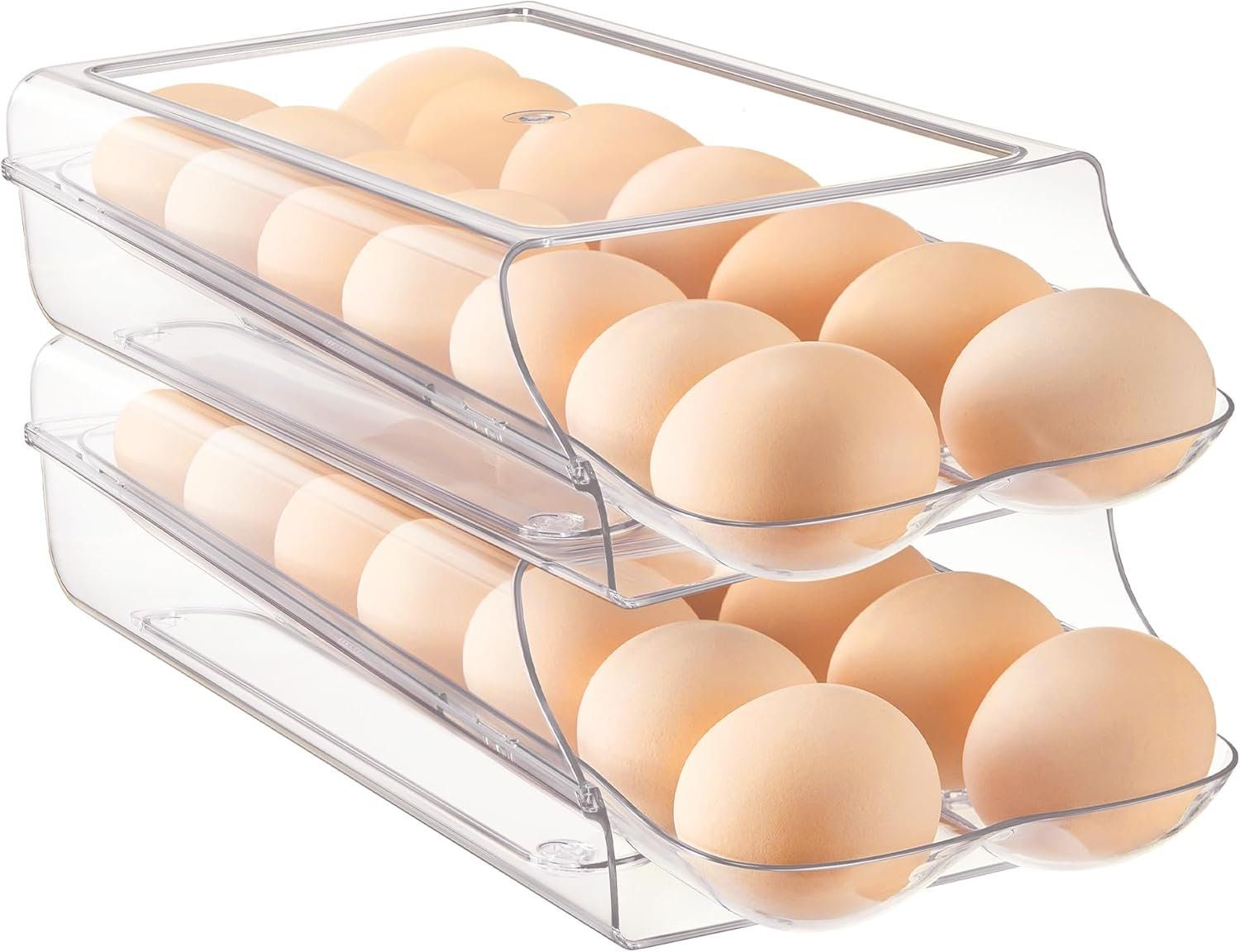 14Space Egg Holder -Size:37x11x8.3cm - Clear