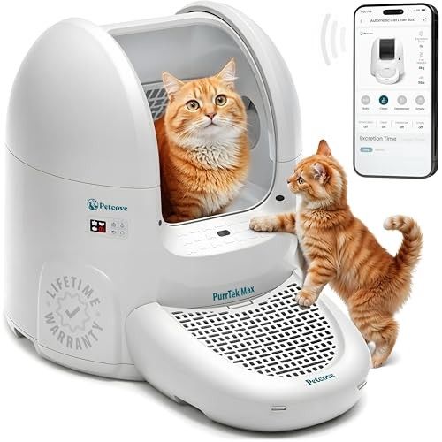 PurrTek Max Smart Self Cleaning Litter