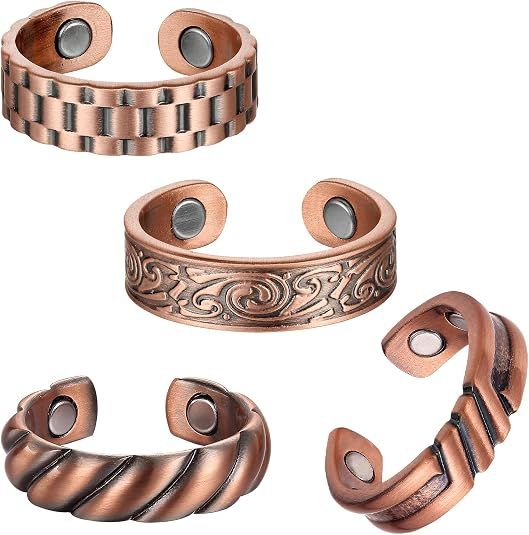 Magnetic Pure Copper Ring - One Size Adjustable - Fashtour