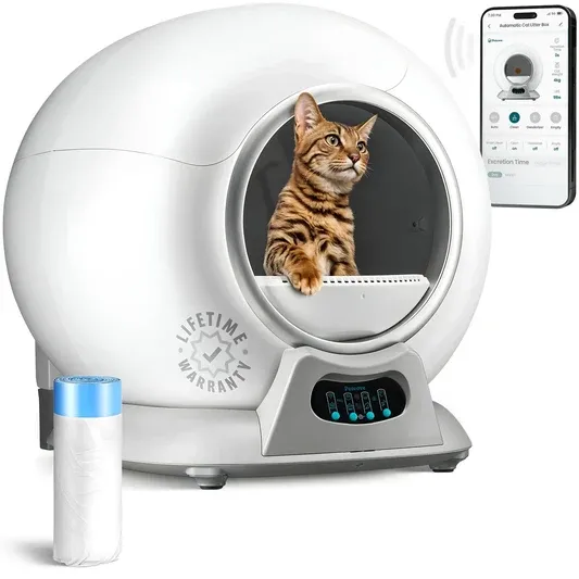 PetCove PurrTek 5G Smart Self Cleaning Litter Box