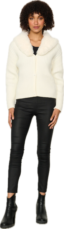 Cardi FauxFur White