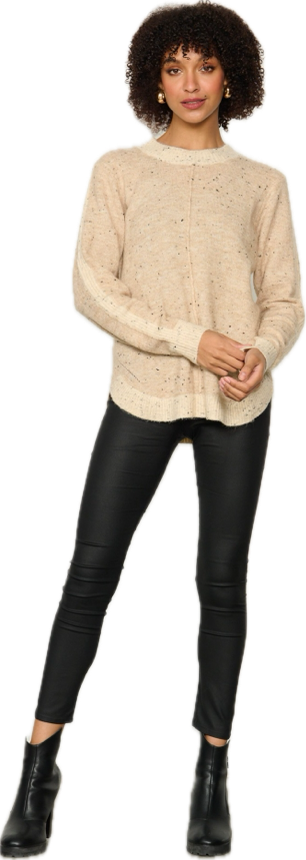 Contrast Jumper Oatmeal