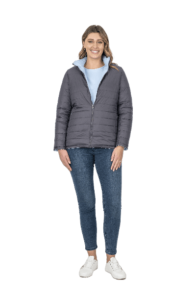 Reversable Jacket- Charcoal