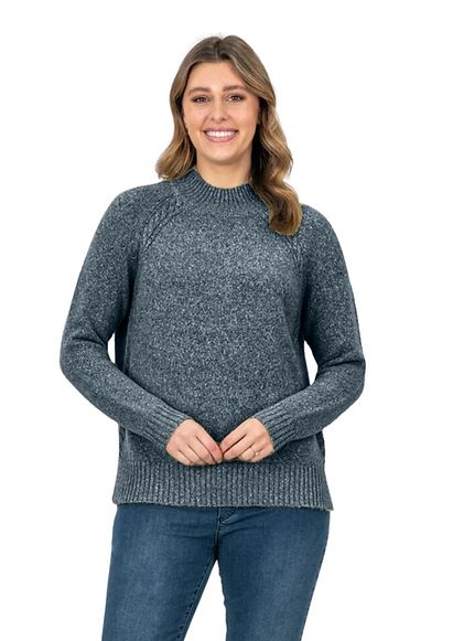 Ribbed Pullover  Wisteria