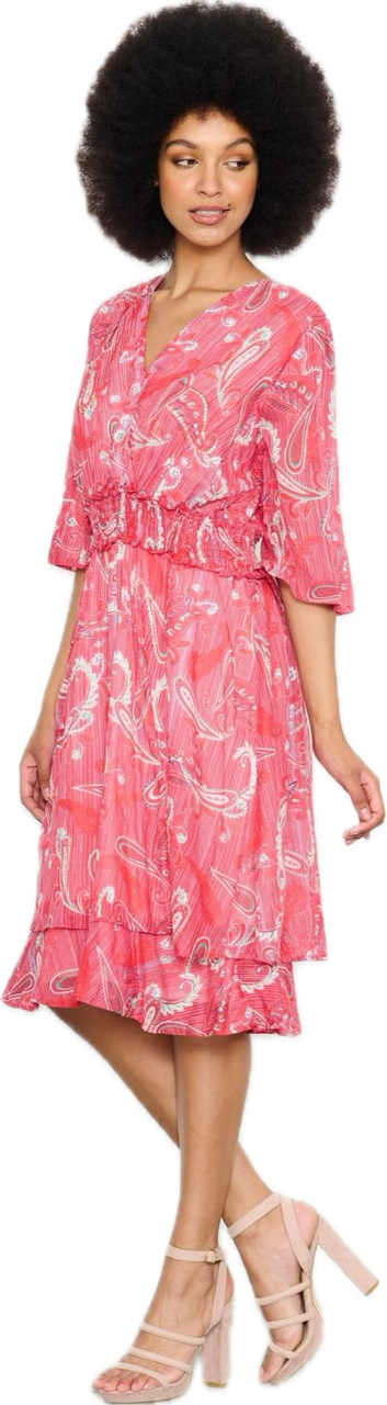 Criss-Cross Dress Pink