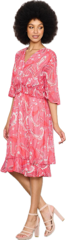 Criss-Cross Dress Pink