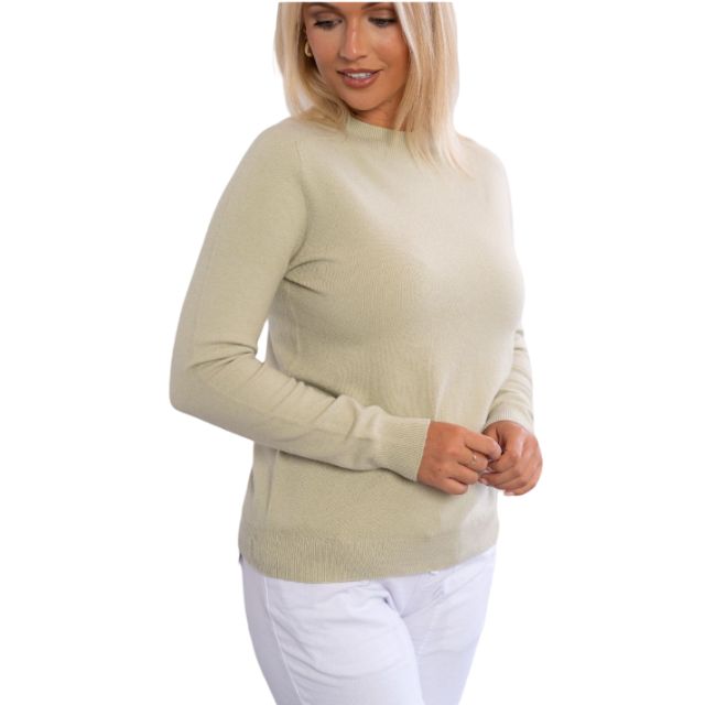 Ava Crew Neck Knit - Sage