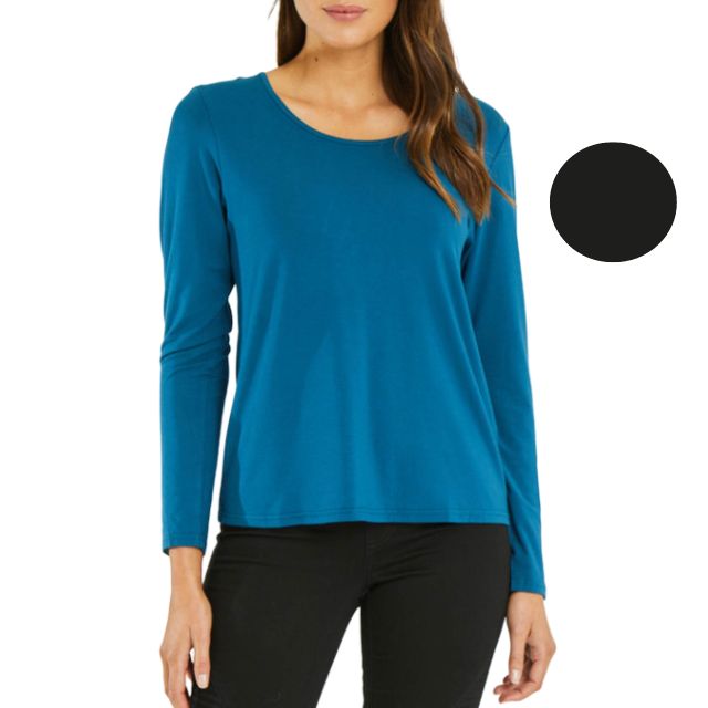 Jane Bamboo Top - Black