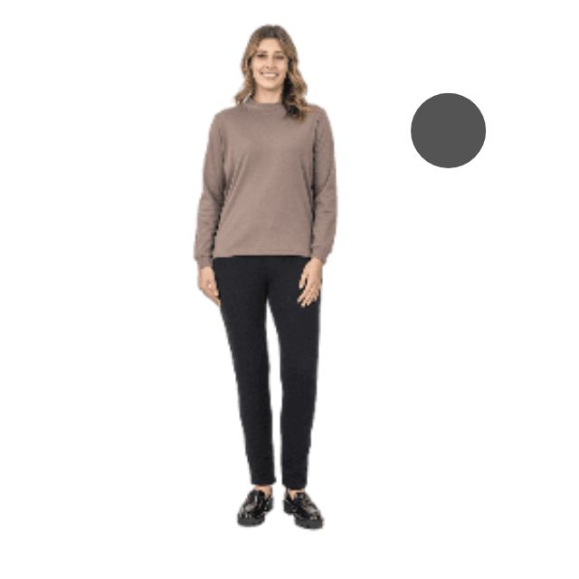 Basic Skivvy  - Charcoal