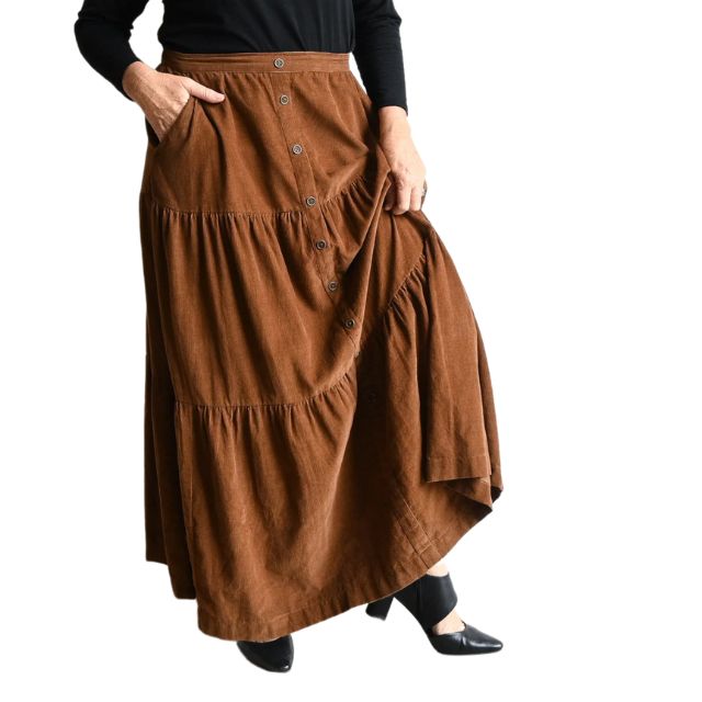 Layered Skirt Tan