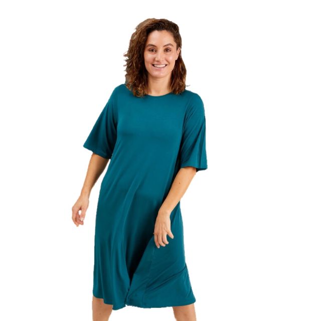 Ninaspliced Dress Alantic Deep