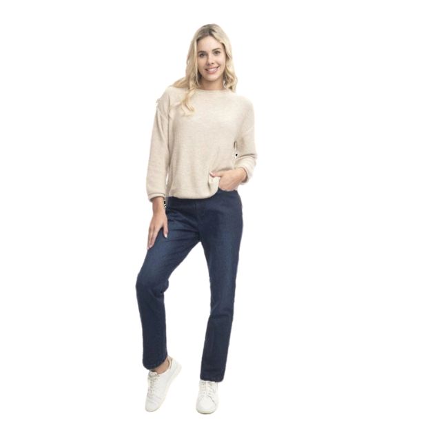 Callie Straight Leg Jeans - Dark Denim