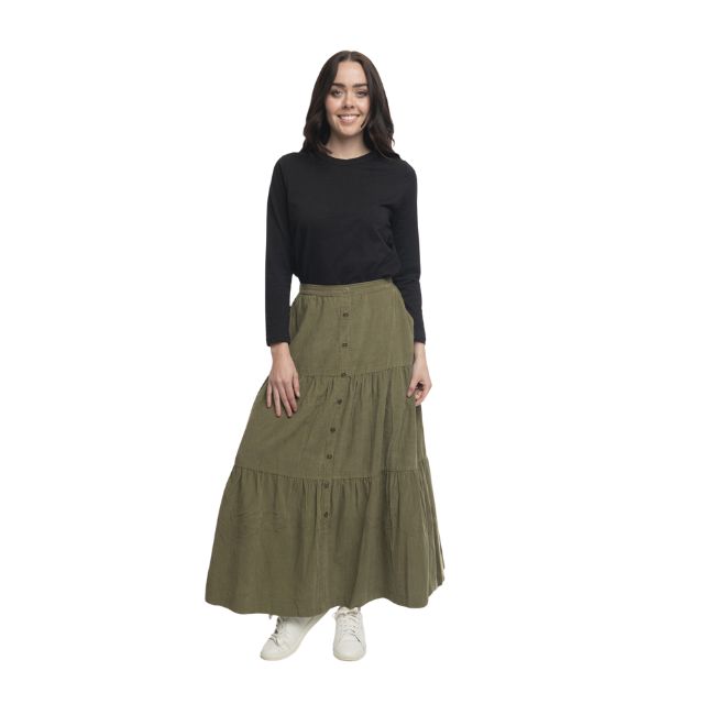 Layered Skirt Olive