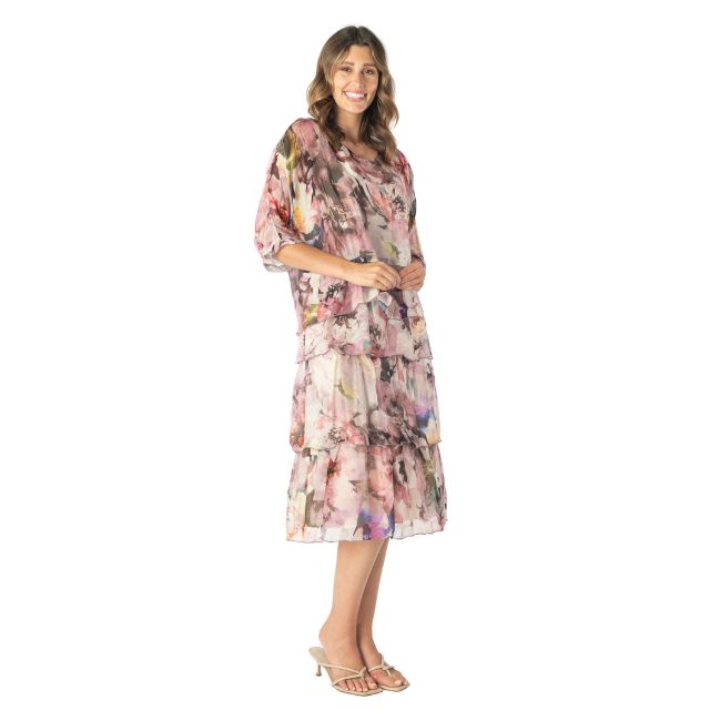 Chiffon Dress Blush