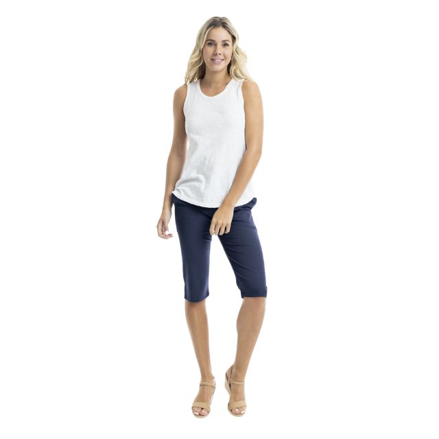 Anna Long Shorts Navy