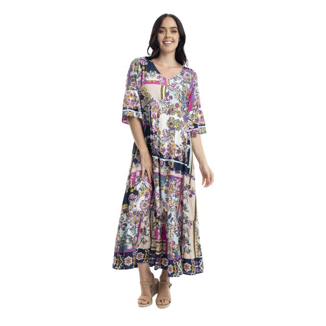 Maxi Dress Summer Patch