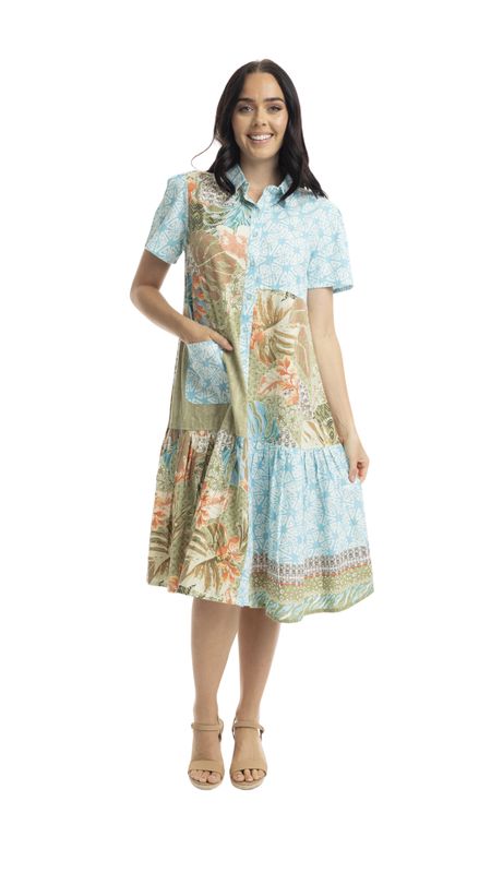 Neve Patchwork Dress