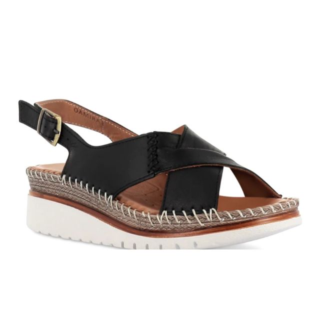 Leather Sandal Black