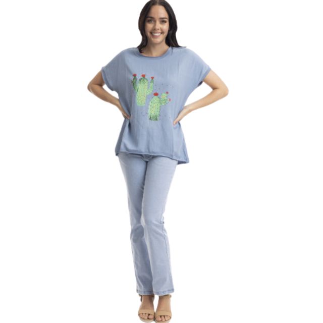 Printed Tee Cactus