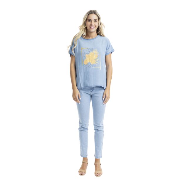 Printed Tee Leaf