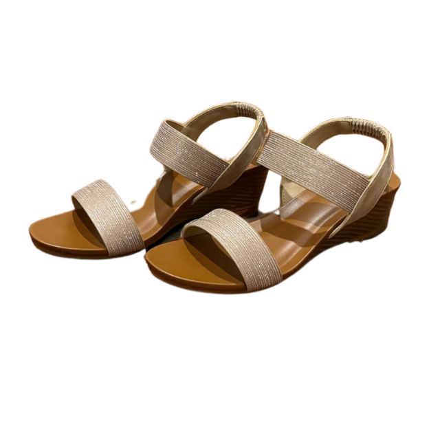 Gold Glitter Sandal