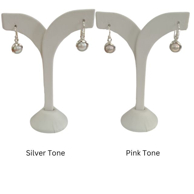 Mixed Tones Fresh Water Pearl Dangling Earrings