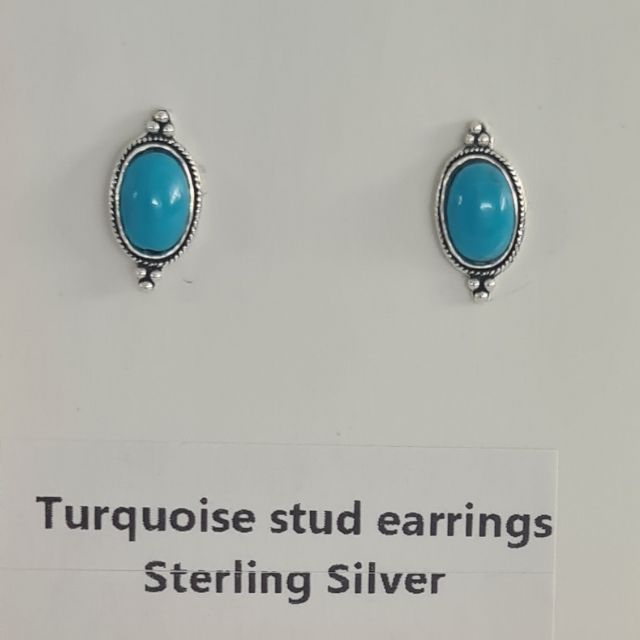 Turquoise Stud Earrings