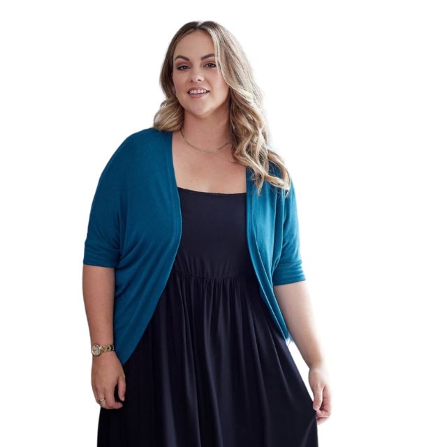 Cara Shrug Teal