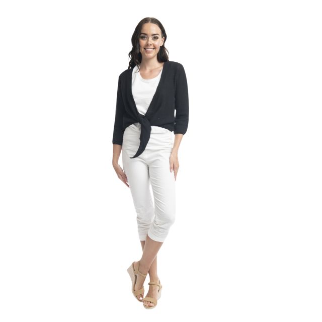 Tie Shrug Black