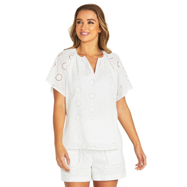Evie Top Ivory