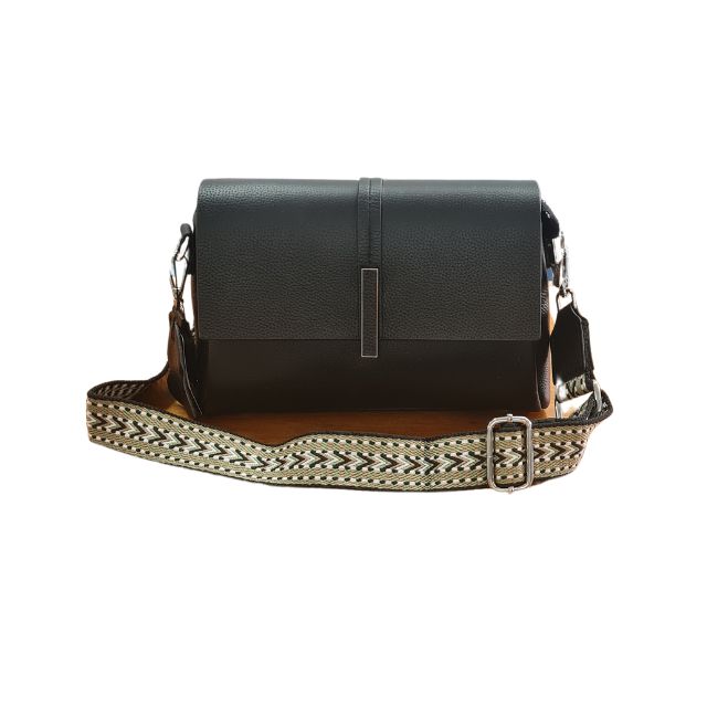 Reece Leather Bag  Black