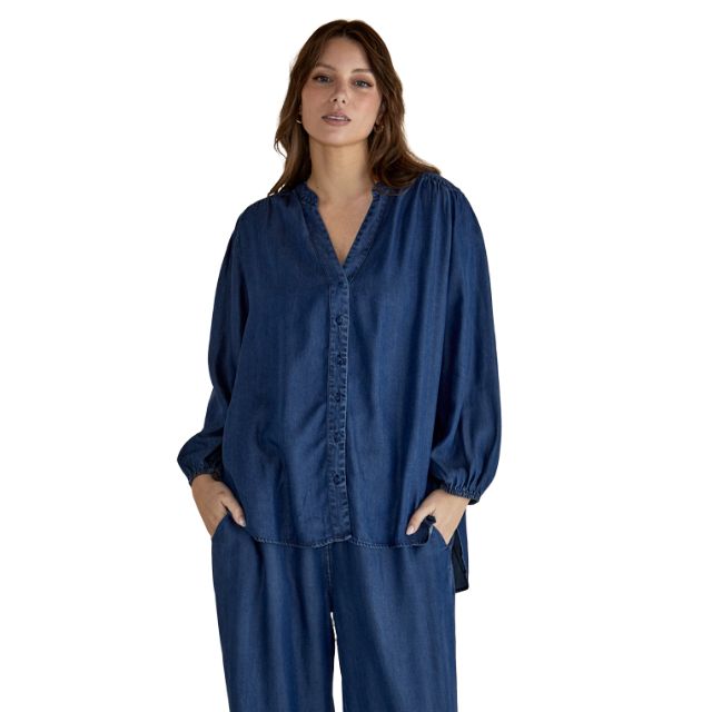 Lyocell Blouse Indigo