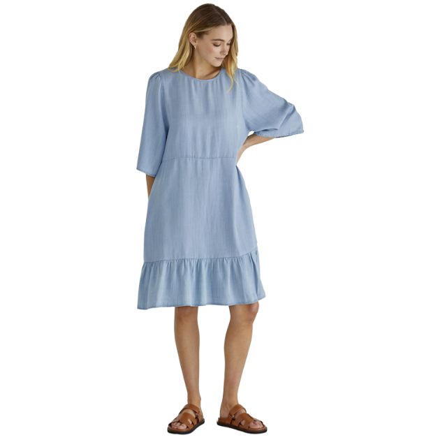 Chambray Midi Dress